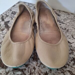 Tieks By Gavrieli Leather Ballet Flats Ivory Cream Women's Size 9